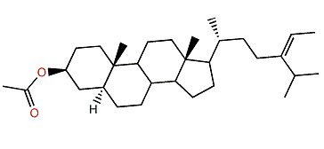 (24Z)-24-Ethyl-5a-cholest-24(28)-en-3b-yl acetate